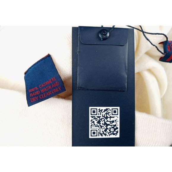 Citizen Cashmere Pants Cream New Women's Medium Lounge Drawstring Waist Paris - Picture 6 of 8